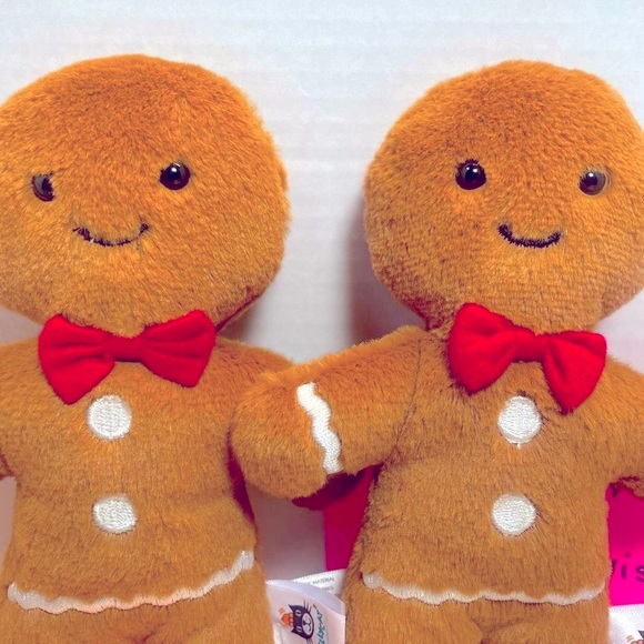 1 BNWT Jellycat Original Jolly Gingerbread Fred - Picture 8 of 10